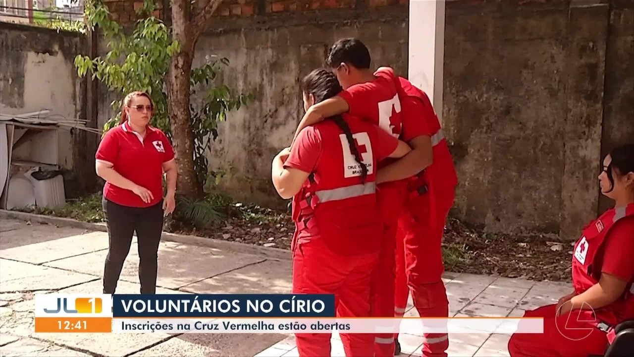 Cruz Vermelha abre inscrições para voluntários no Círio 2025 em Belém