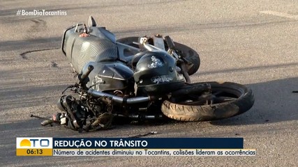 Número de acidentes de trânsito diminui no Tocantins