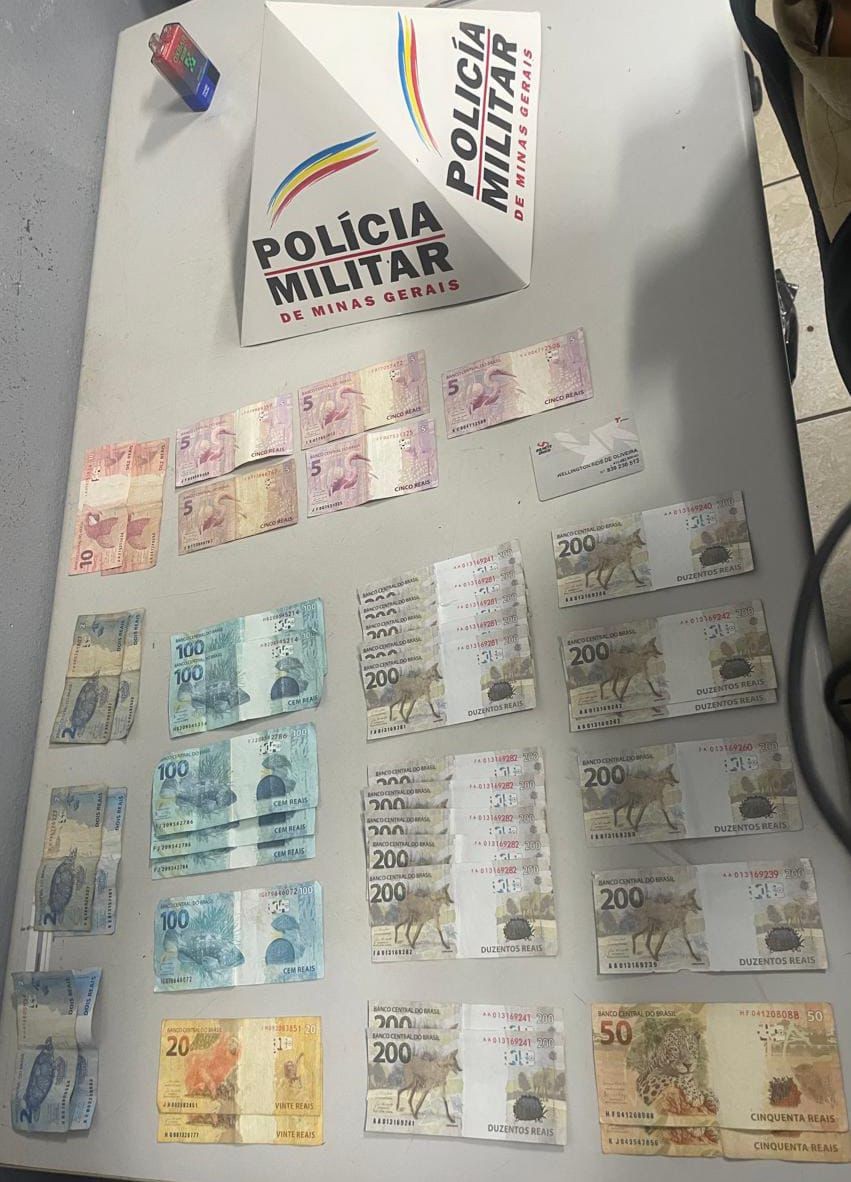 Homem é preso com mais de R$ 4 mil em notas falsas em Patos de Minas