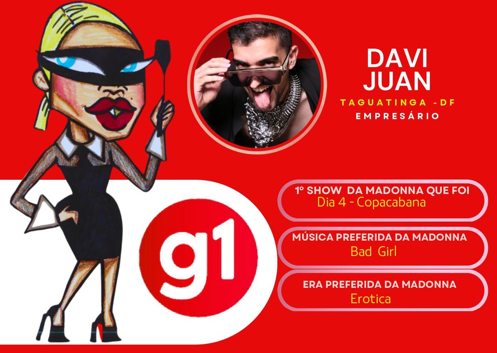 Davi vai realizar o sonho de ir no seu primeiro show da popstar. — Foto: Zaia Angelo