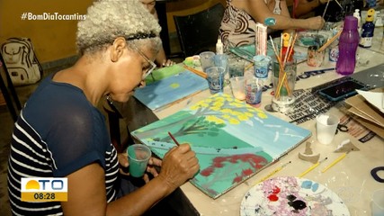 Casa de Cultura de Taquaruçu oferece oficina de pintura