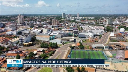 Chuva deixa bairros de Araguaína sem energia; confira