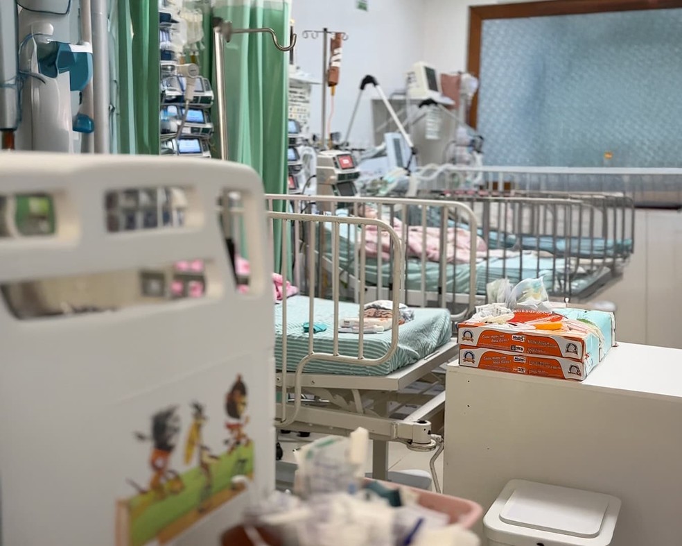 Leito infantil em hospital — Foto: Agnes Cavalcante/Sesacre/ARQUIVO