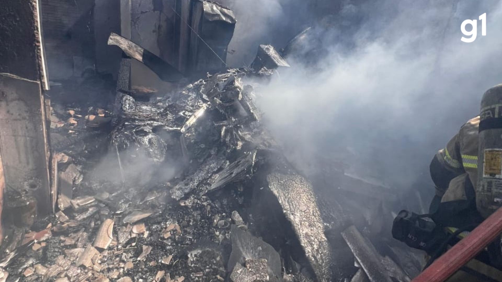 'Cogumelo de fogo', relata testemunha de queda de avião com mortes no Litoral Norte do RS