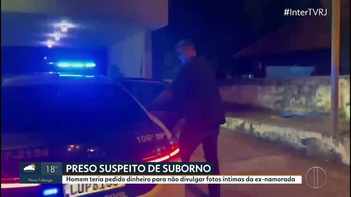 Em Petrópolis, homem é preso por subornar namorada