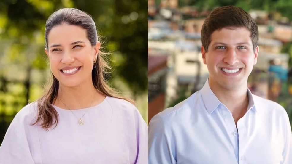 Raquel Lyra (PSD) e João Campos (PSB) são candidatos ao governo de Pernambuco nas eleições 2026 — Foto: Montagem/g1