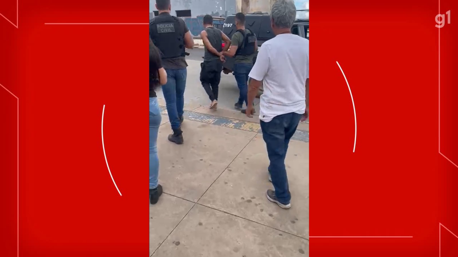 Polícia Civil do DF prende suspeito de agredir filhos de 8 e 12 anos com fios de energia e cipós