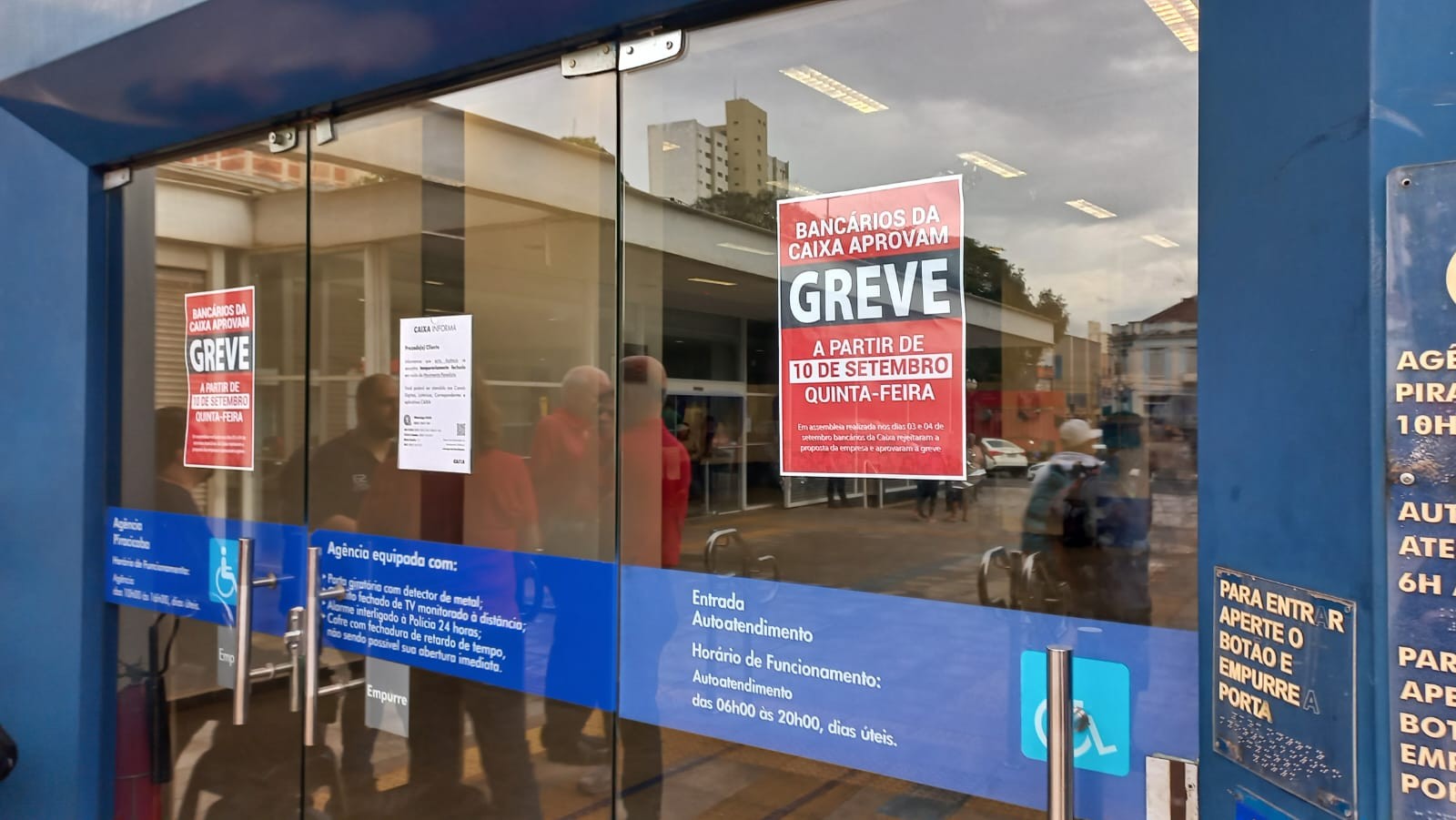 Greve da Caixa Econômica afeta atendimento na região de Piracicaba a partir desta quinta