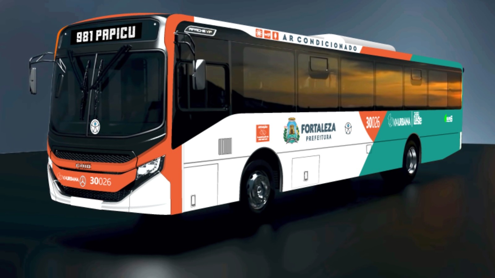 Fortaleza anuncia novo modelo dos ônibus das linhas municipais; confira 