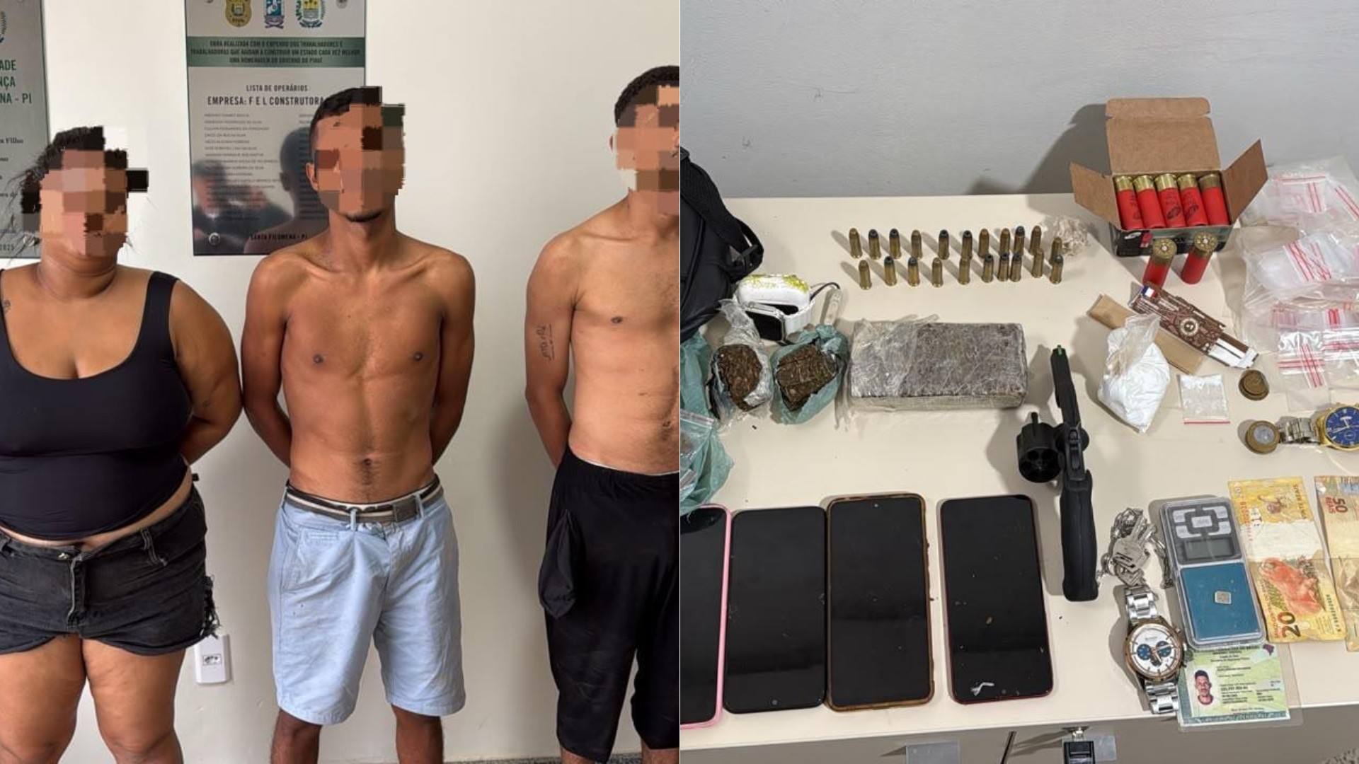 Suspeito de homicídio é preso com arma e drogas durante operação no sul do Maranhão