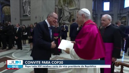 Papa Leão XIV recebe convite do vice-presidente para participar da COP30 em Belém
