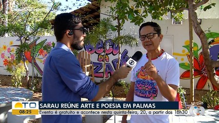 Sarau reúne arte e poesia em Palmas