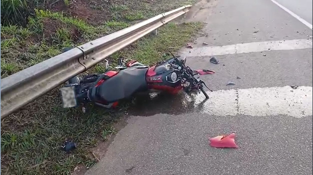 Motociclista vai para UTI após atropelar e matar vaca no interior de SP