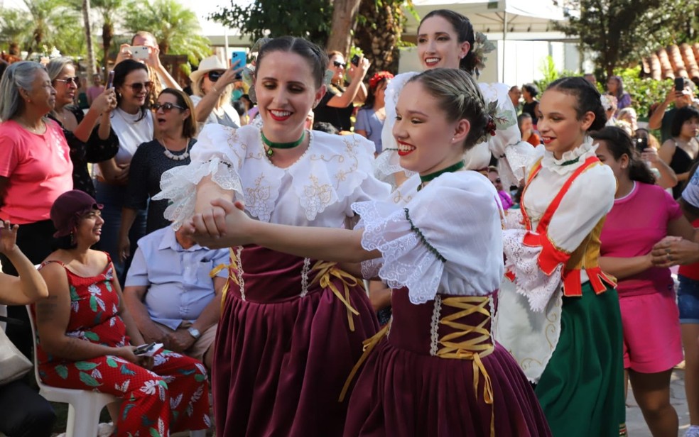 Cidade da Região Metropolitana de Goiânia espera receber cerca de 150 mil visitantes durante os quatro dias do Festival Italiano de Nova Veneza — Foto: Divulgação/Festival Italiano de Nova Veneza