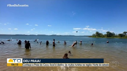Praia do Coco é destino procurado por turistas na região norte do estado