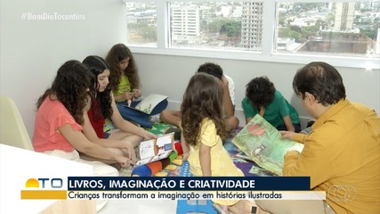 Clube de leitura incentiva crianças a escrever seus próprios livros