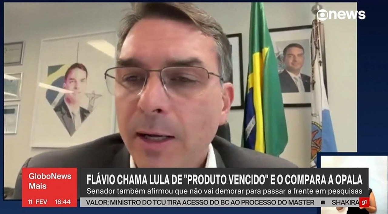 Flávio Bolsonaro compara Lula a carro velho ao comentar nova Quaest; líder do PT diz que pesquisa consolida polarização