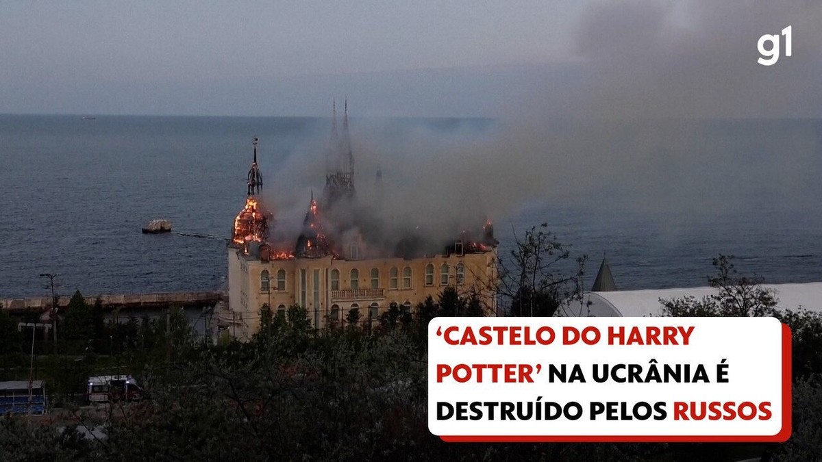 'Castelo do Harry Potter' é destruído em ataque russo na Ucrânia