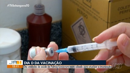 Palmas recebe campanha de multivacinação neste sábado