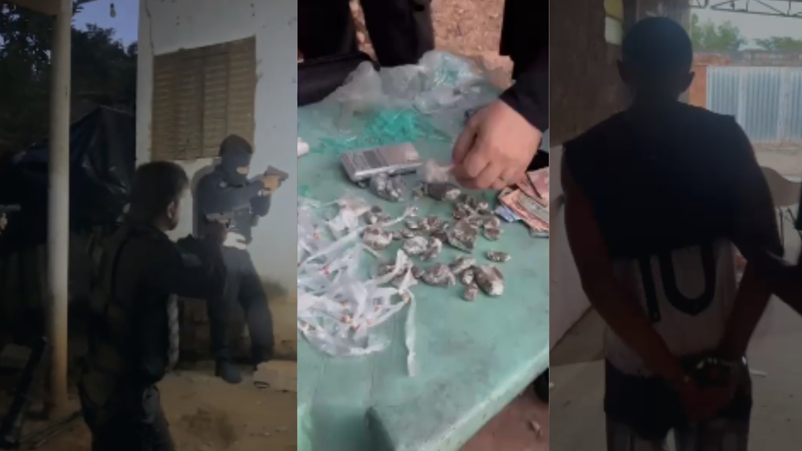 Suspeitos de integrar facção são alvos de operação contra o tráfico de drogas no PI; 10 presos