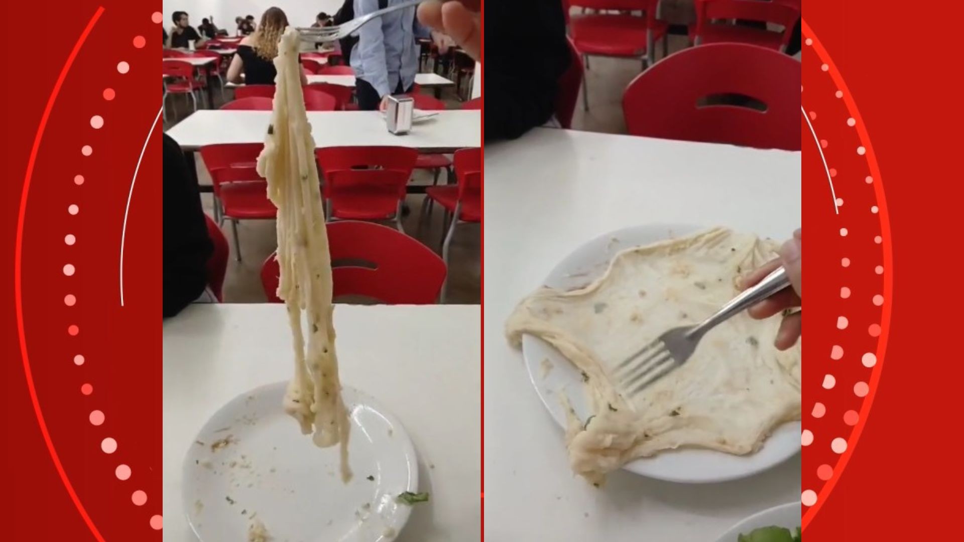 VÍDEO: aluno encontra pano em purê servido em restaurante universitário no ES