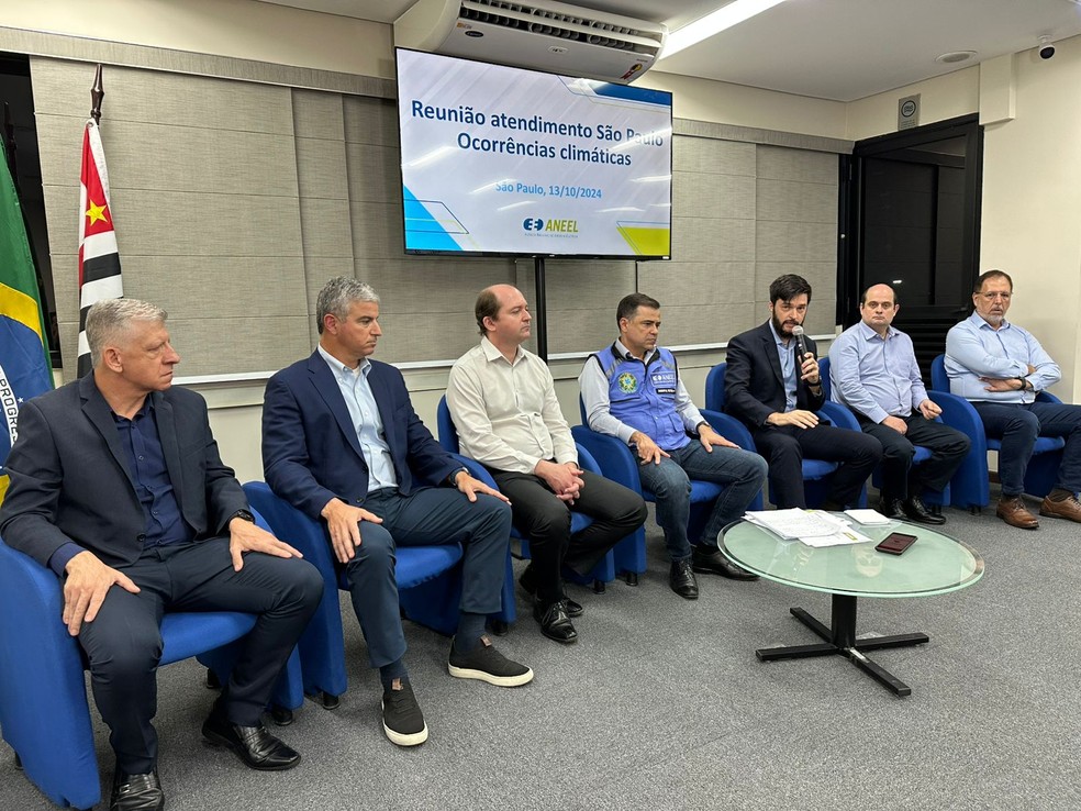 Aneel convoca reunião com representantes da Enel e outras 8 empresas — Foto: Philipe Guedes/TV Globo