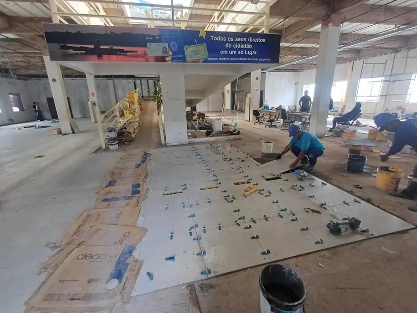 Reforma da Estação Cidadania de Santarém alcança 81% de execução