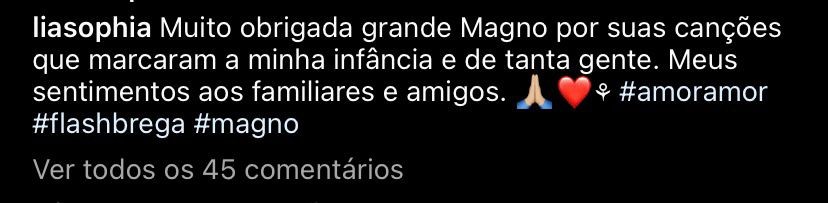 Morre aos 69 anos, o cantor Magno, autor de ‘Amor Amor’