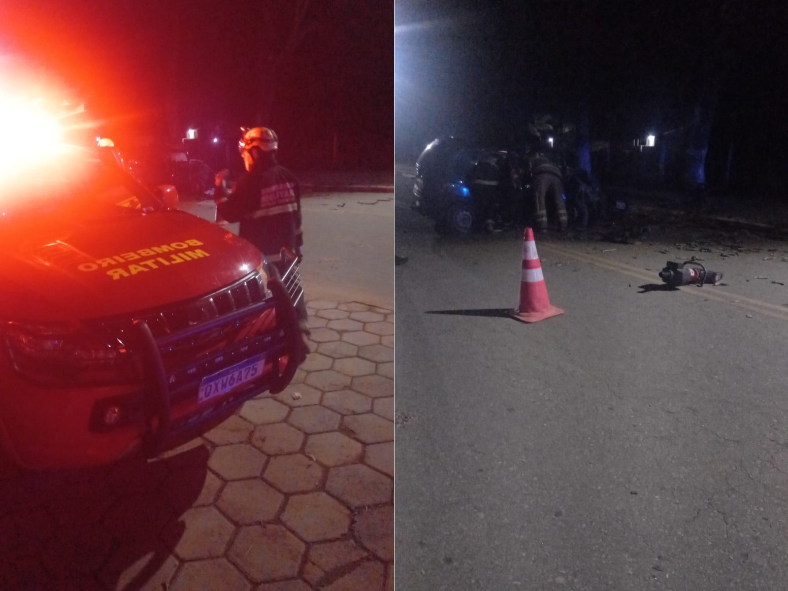 Mulher morre após carro bater em árvore na zona rural de Pingo-d’Água
