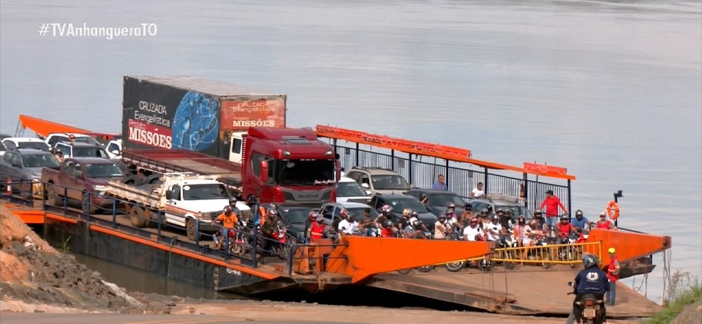 Balsas supostamente estariam operando acima da capacidade — Foto: Reprodução/TV Anhanguera
