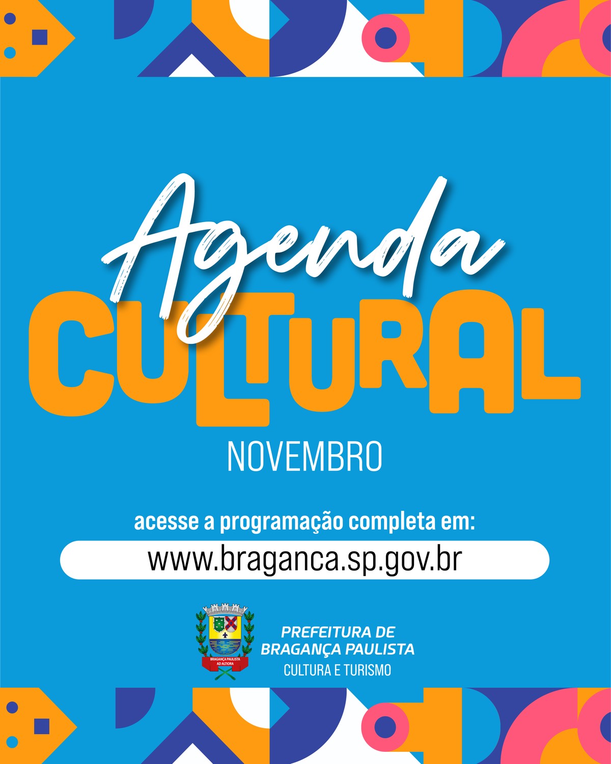 Programação cultural – de 4 a 10 de novembro