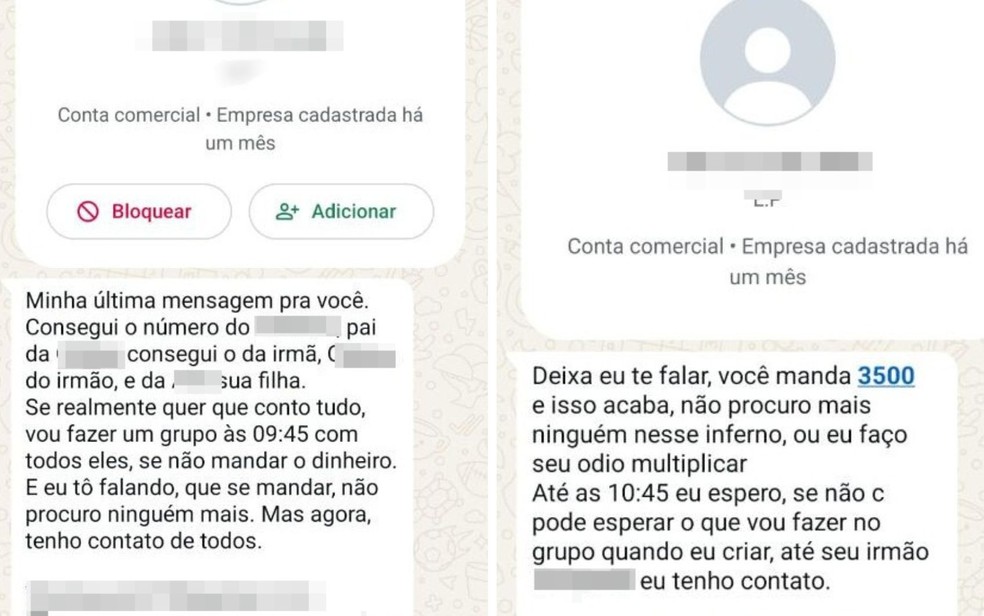 Mulher ameaça revelar traição e pede dinheiro para vítima, em Goiás — Foto: Divulgação/Polícia Civil
