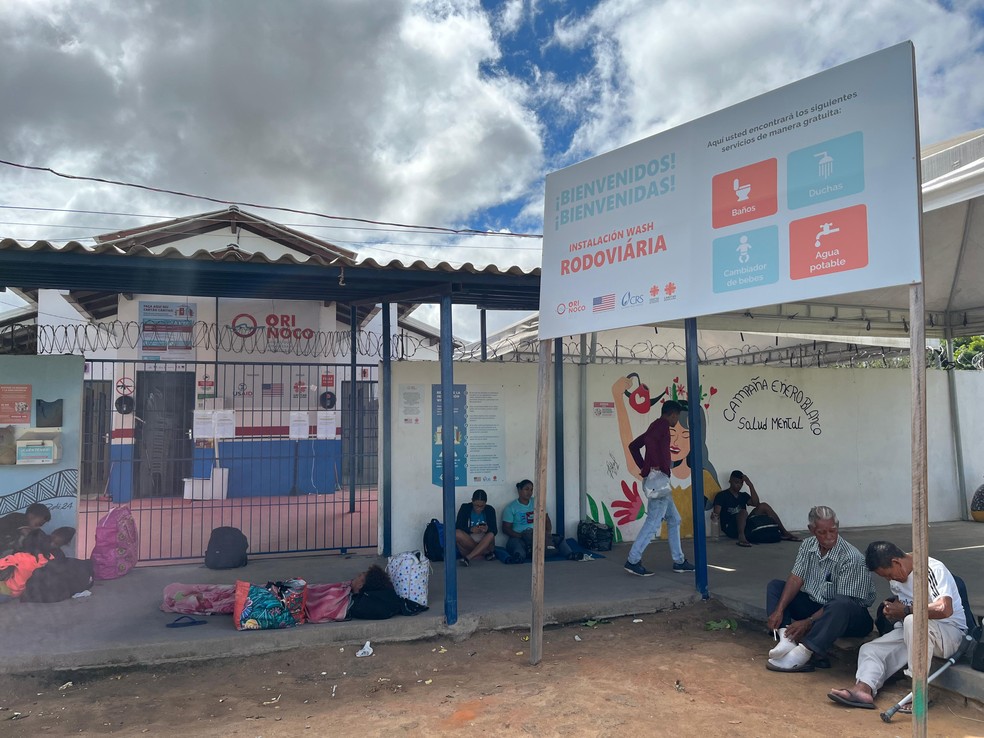 Migrantes venezuelanos em Boa Vista, Roraima. — Foto: Yara Ramalho/g1 RR