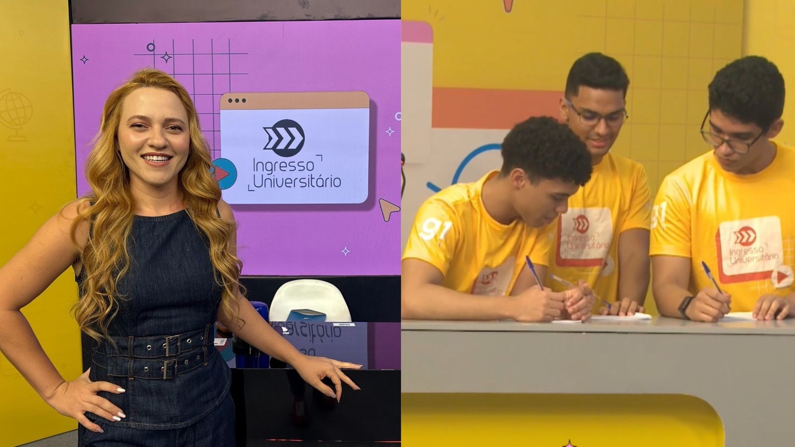 Estudantes testam conhecimentos em disputa entre equipes — Game show do Enem