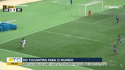 Atleta mirim revelado em projeto social de Palmas é convocado para a seleção de Portugal