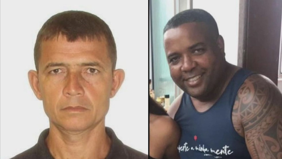 Policiais militares Marcelo Santana e Anderson de Sousa Santana morreram após ação policial — Foto: Acervo pessoal