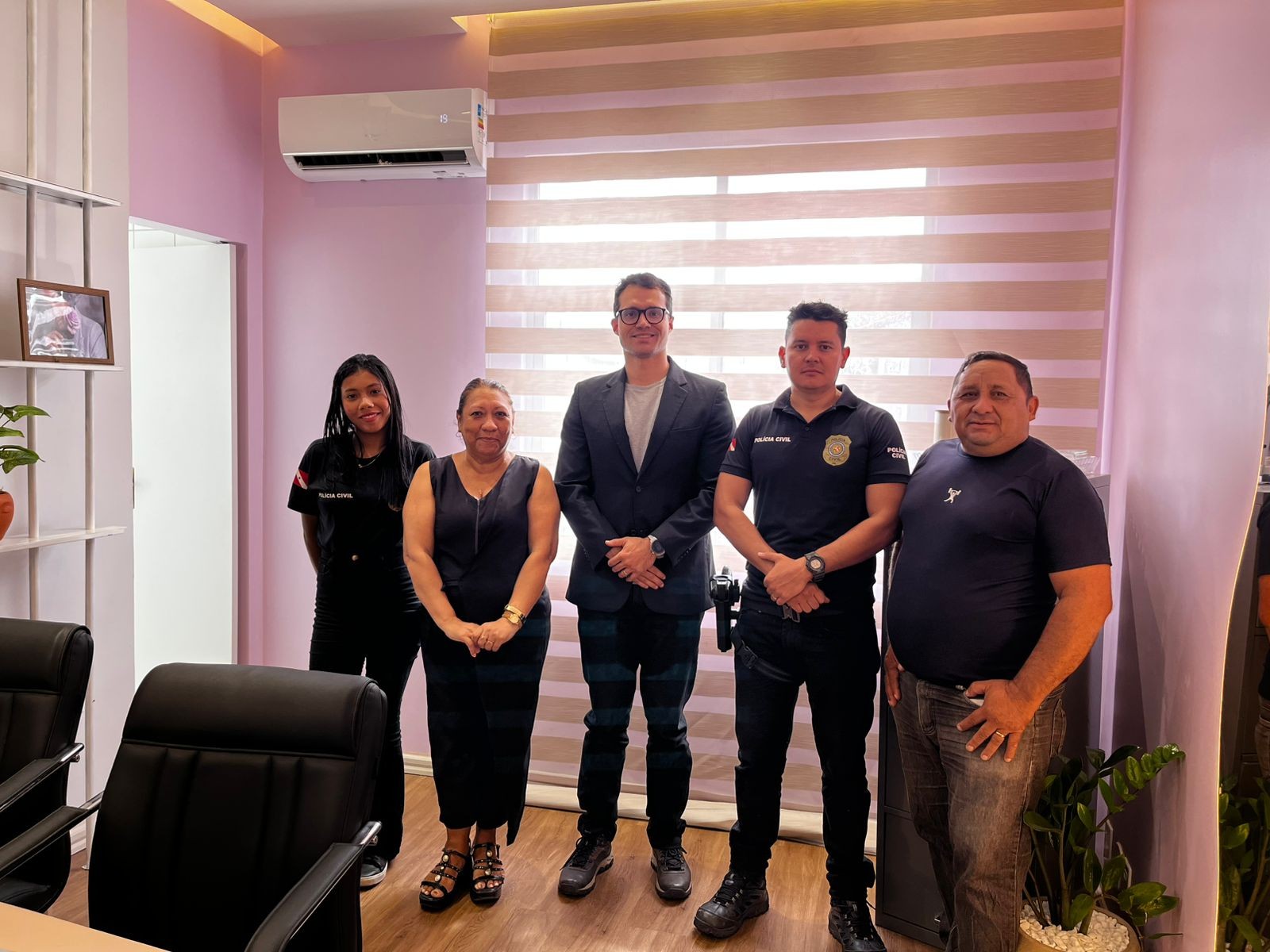 MP realiza visita institucional à Sala Lilás da Delegacia de Terra Santa