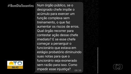 Advogado tira dúvidas sobre desvio e acúmulo de função no Bom Dia Responde