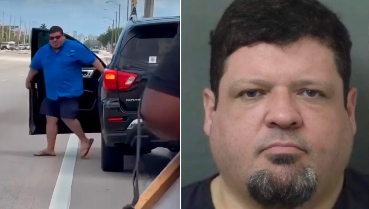 Motorista dirige carro contra manifestantes durante protesto contra Musk e Tesla na Flórida