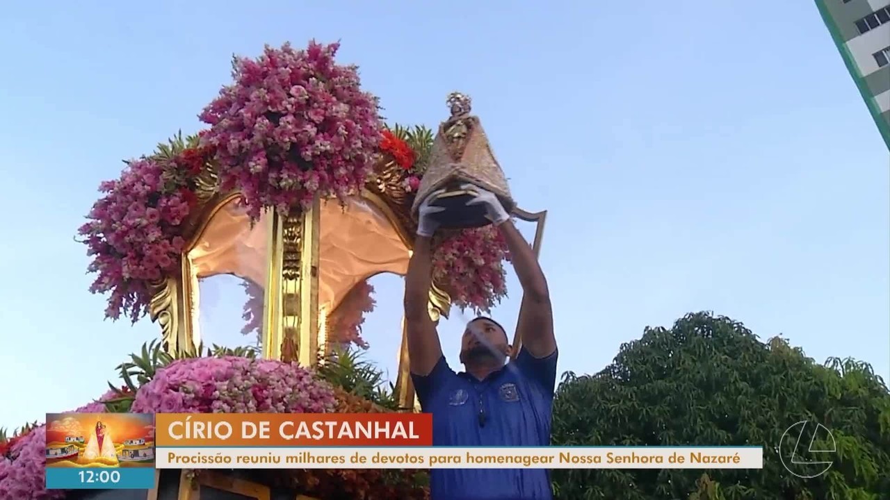 Círio de Castanhal atrai mais de 500 mil devotos em homenagem a Nossa Senhora de Nazaré, no Pará