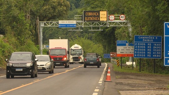 Pedágios em rodovias federais terão que aceitar PIX ou cartão - Foto: (RBS TV/Reprodução)