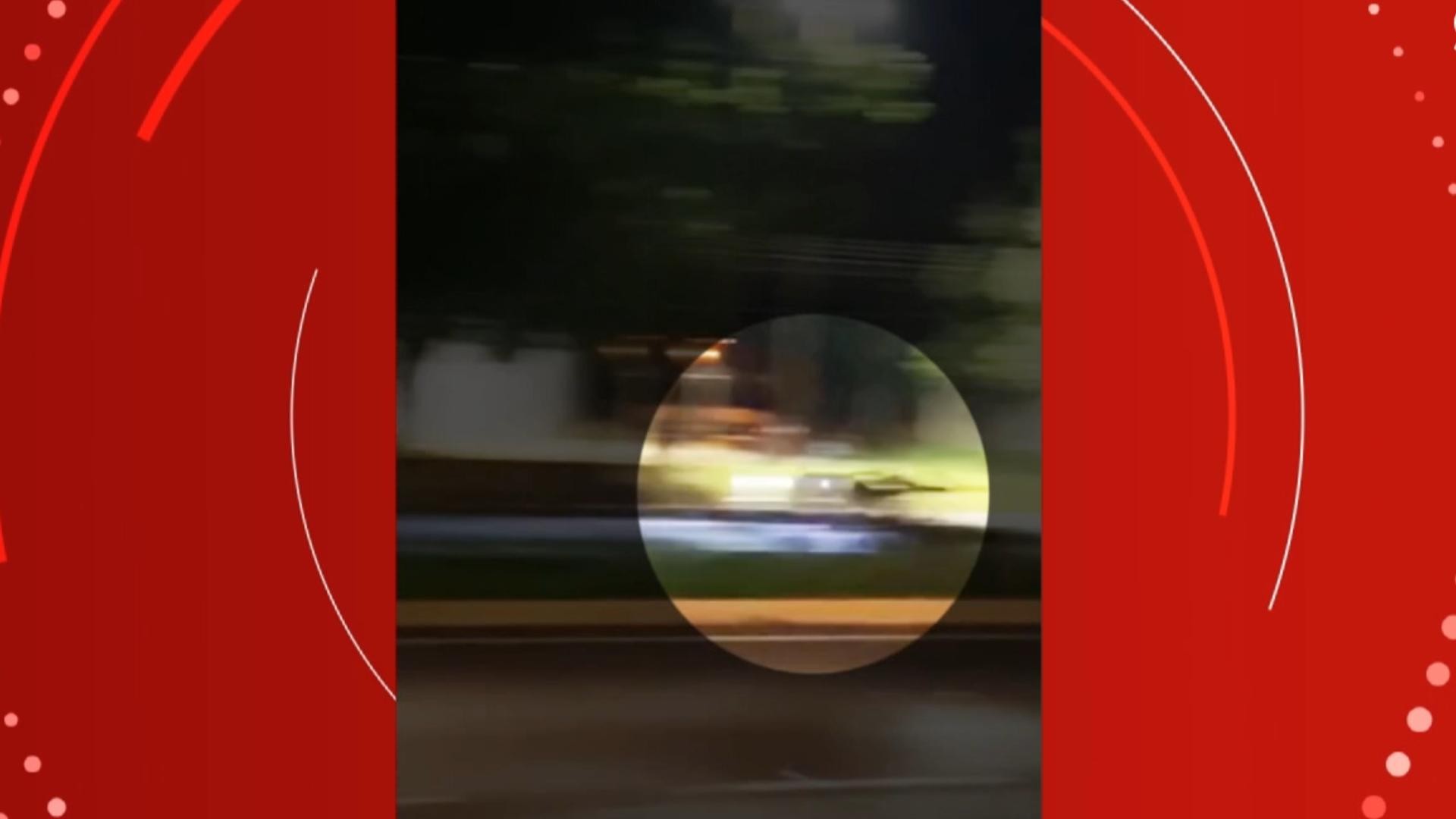Racha de moto e tiros para o alto: Polícia Civil e PRF tentam identificar envolvidos em vídeo registrado em rodovia do PR