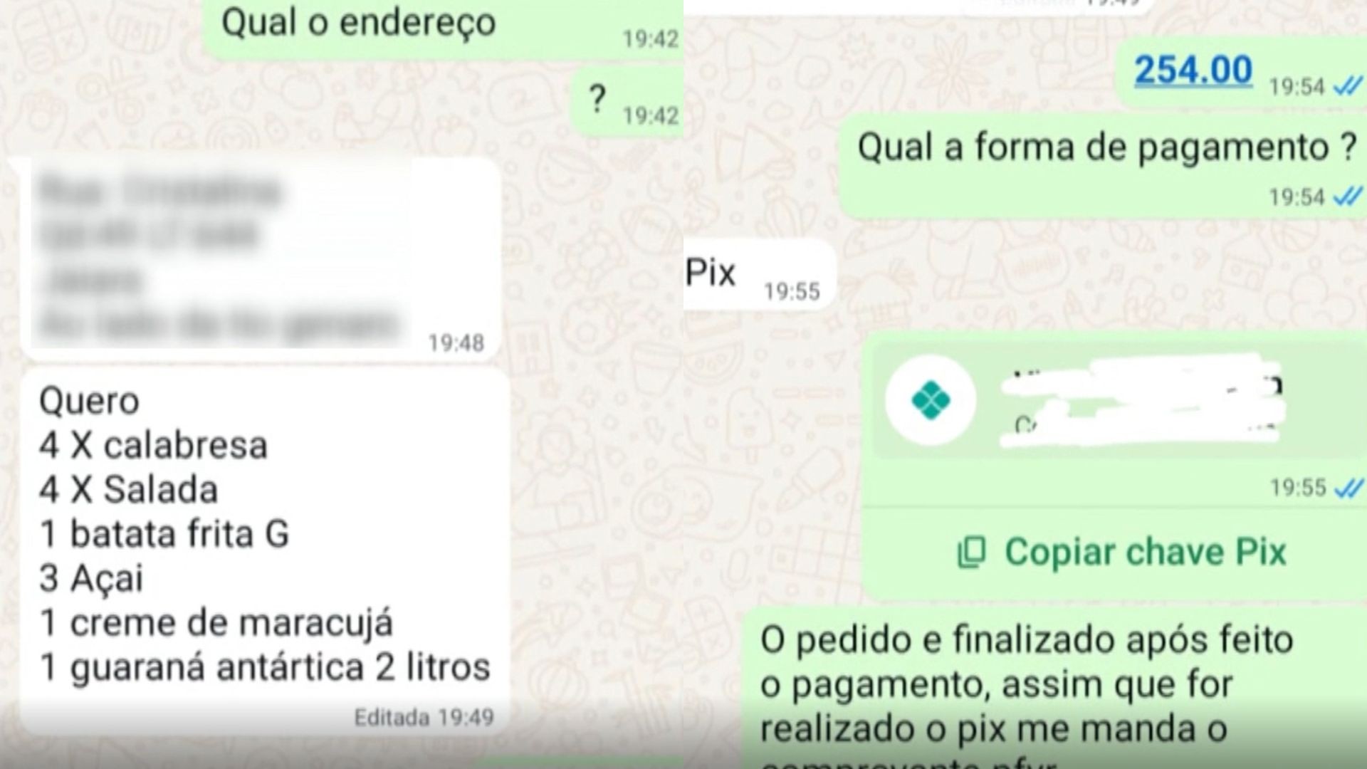 Lanchonete desconfia de golpe e envia pedra no lugar de sanduíche