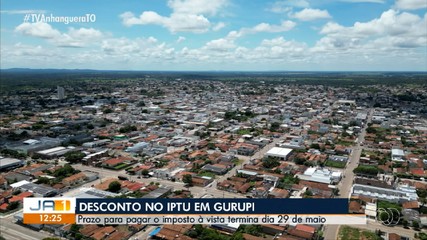IPTU de Gurupi tem desconto para quem pagar à vista
