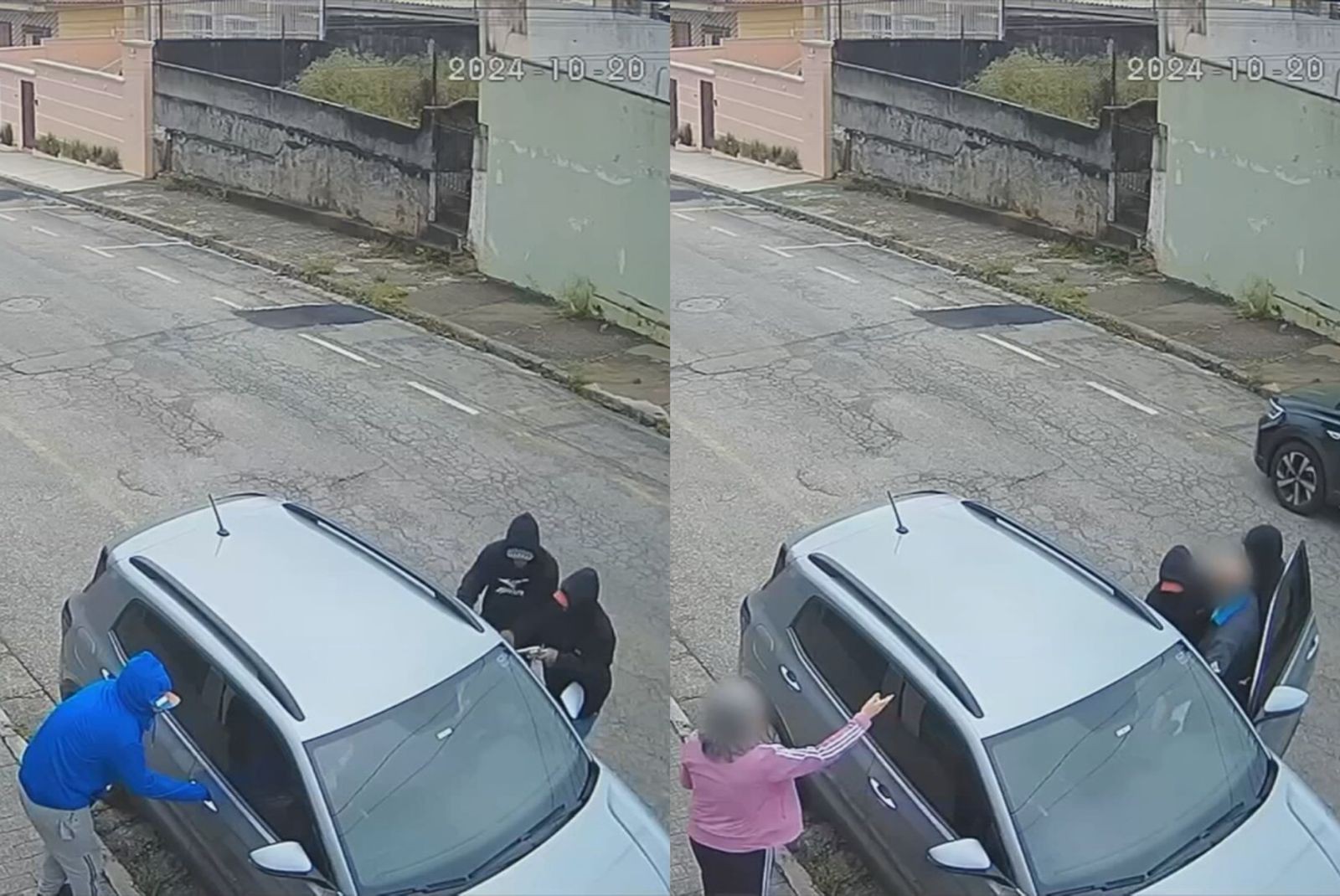 Casal de idosos é rendido e tem carro roubado por criminosos armados em São Roque; vídeo