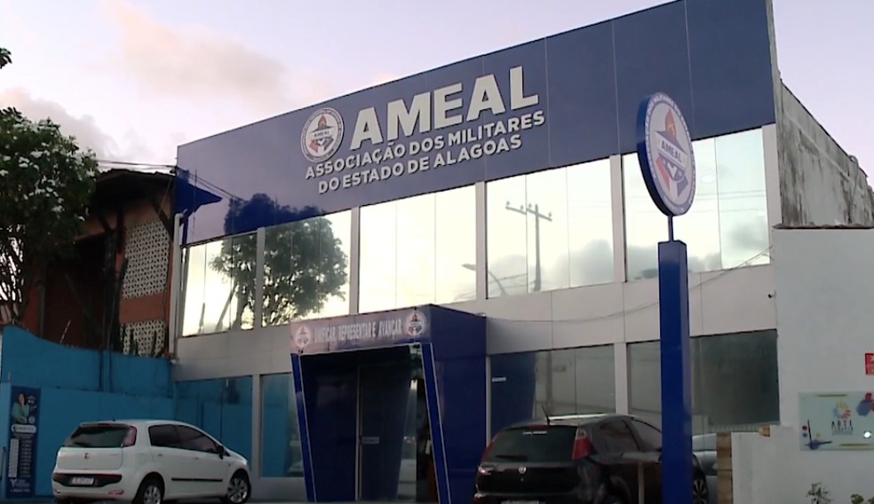 Associação dos Militares do Estado de Alagoas — Foto: Reprodução/Tv Gazeta
