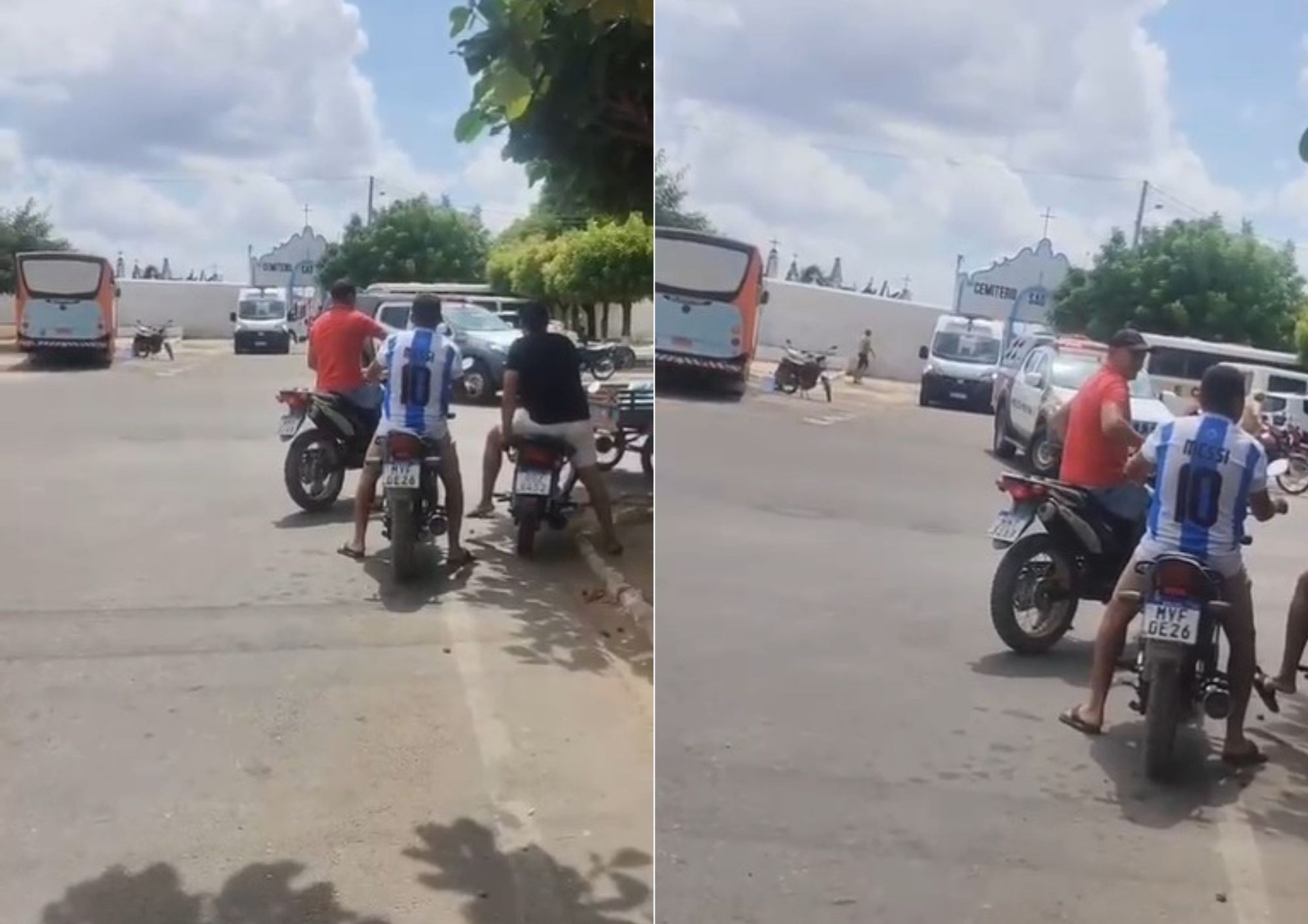 Homem morre após bater moto no portão de entrada de cemitério no interior do RN