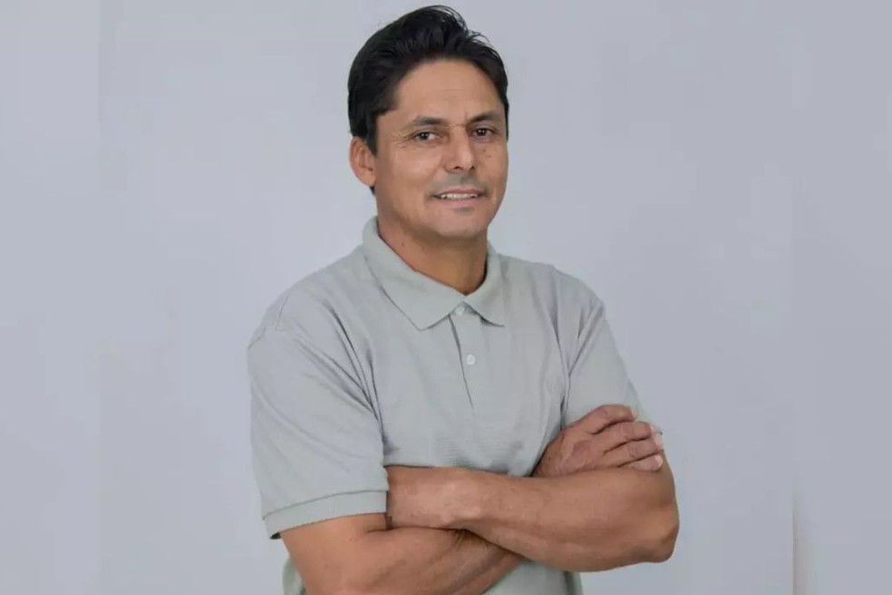 Celso Abrantes, do PSD, foi eleito prefeito de Bandeirantes (MS). — Foto: Reprodução/TSE