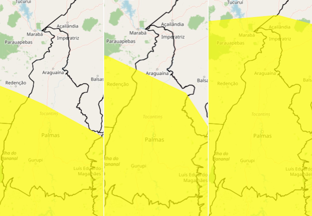 Tocantins tem previsão de chuva e alerta de tempestade até domingo (18)