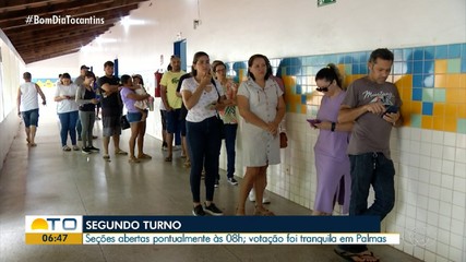 Votação do 2° turno tem seções tranquilas na região sul de Palmas